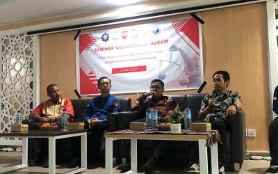 “Seminar Kolaboratif Hukum: Integritas Hukum di Tengah Dilema Eksistensi dan Konsistensi Hukum Indonesia”Kerja Sama DEMA Fakultas Syariah UIN Mataram & BEM Fakultas Hukum UNIZAR Mataram