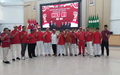 Dekan & Sivitas Akademika Fakultas Syariah Mengikuti Senam Sehat Kebugaran Dan Lomba Menghias Nasi Tumpeng
