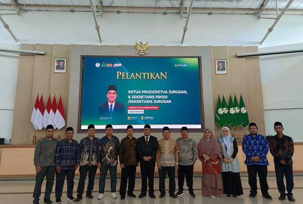 Prof. Dr. H. Masnun, M.Ag Lantik Kaprodi dan Sekprodi Baru: Fakultas Syariah UIN Mataram Siap Melangkah ke Level Internasional