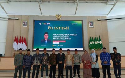 Prof. Dr. H. Masnun, M.Ag Lantik Kaprodi dan Sekprodi Baru: Fakultas Syariah UIN Mataram Siap Melangkah ke Level Internasional