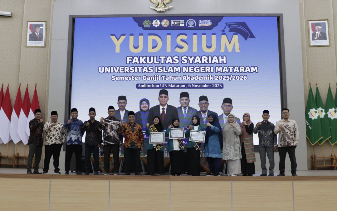 Yudisium Fakultas Syariah UIN Mataram Semester Ganjil T.A. 2025/2026 : Pesan Kepemimpinan dan Pengabdian dari Para Pimpinan
