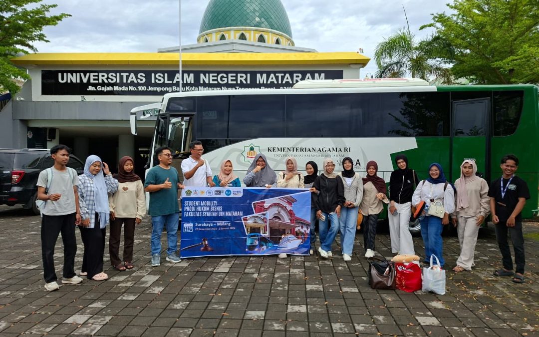 Perluas Cakrawala Akademik, Prodi Hukum Bisnis Fakultas Syariah UIN Mataram Gelar Student Mobility ke Surabaya dan Malang