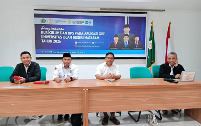 Empat Prodi Fakultas Syariah UIN Mataram Melaksanakan Input Kurikulum dan RPS OBE di Siakad OBE UIN Mataram