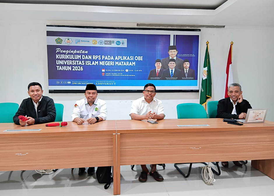 Empat Prodi Fakultas Syariah UIN Mataram Melaksanakan Input Kurikulum dan RPS OBE di Siakad OBE UIN Mataram