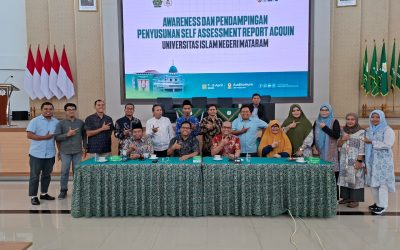 Fakultas Syariah UIN Mataram Perkuat Mutu Akademik melalui Kegiatan Awareness dan Pendampingan Penyusunan Self Assessment Report AQCUIN