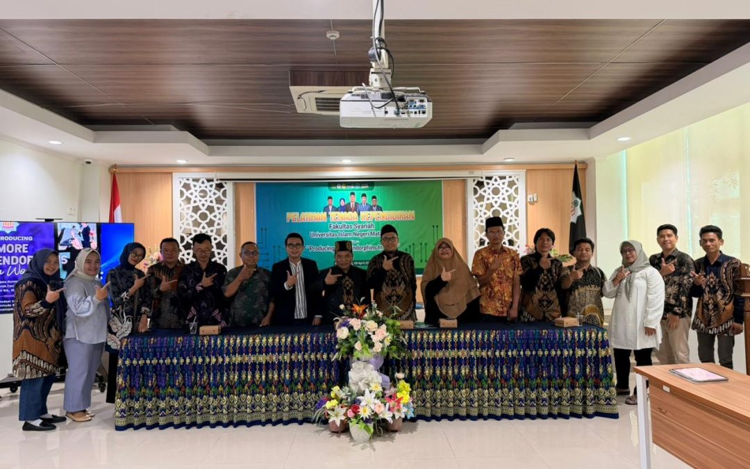 Tingkatkan Etos Kerja Berbasis Kebahagiaan, Fakultas Syariah UIN Mataram Gelar Pelatihan “Production More Endorphins in Work”