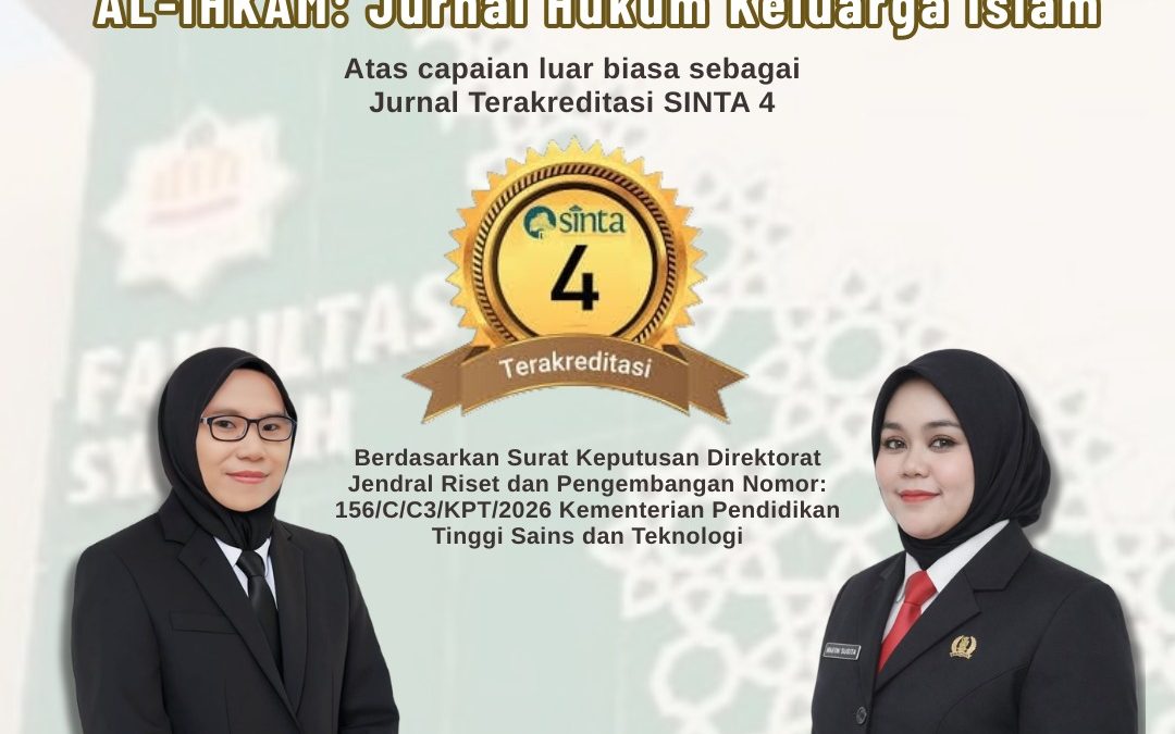 Prodi Hukum Keluarga Islam Fakultas Syariah UIN Mataram Raih Capaian Membanggakan melalui Akreditasi SINTA 4 Jurnal AL-IHKAM